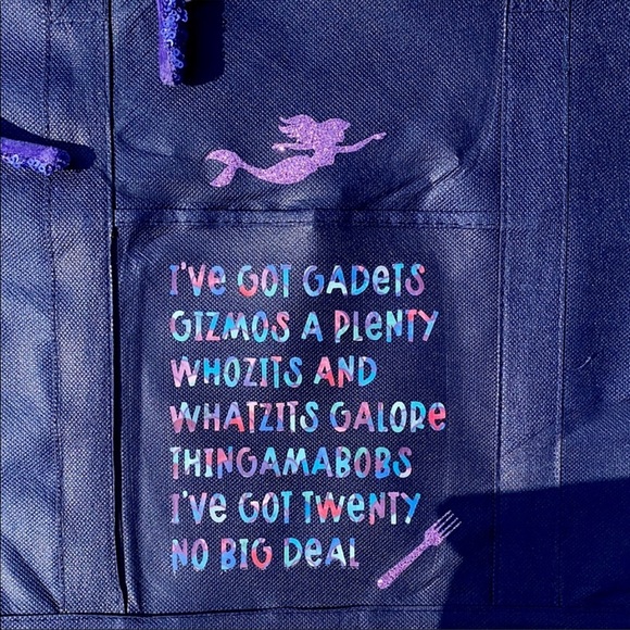 Disneys little mermaid inspired tote bag - Picture 2 of 3